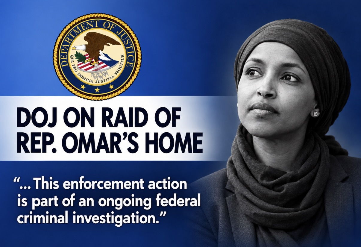 Federal Agents Search Ilhan Omar’s Washington Home in Criminal Investigation